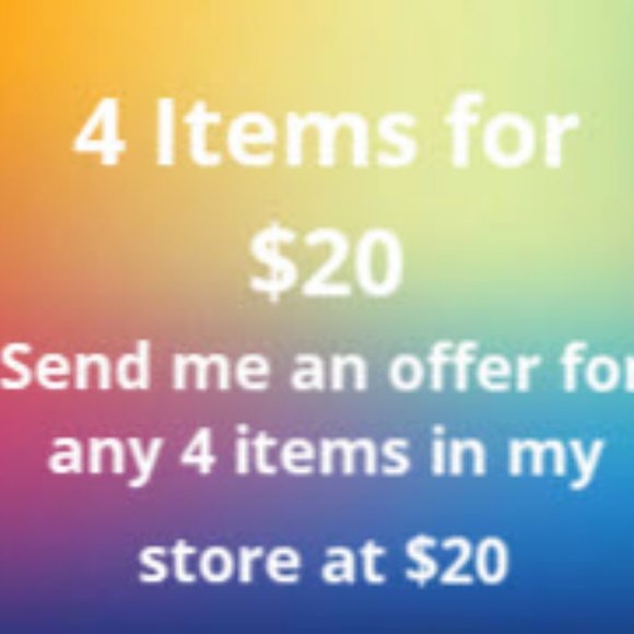 4 Items for $20 - Picture 1 of 1